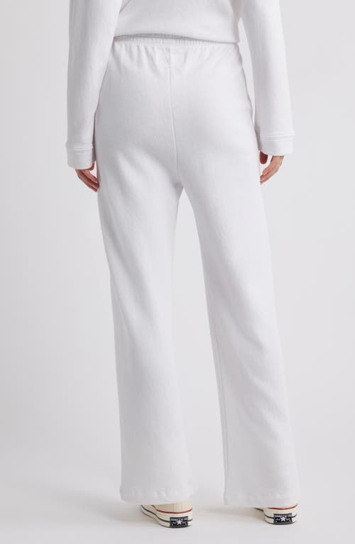 The Great . The Victory Cotton Sweatpants In True White