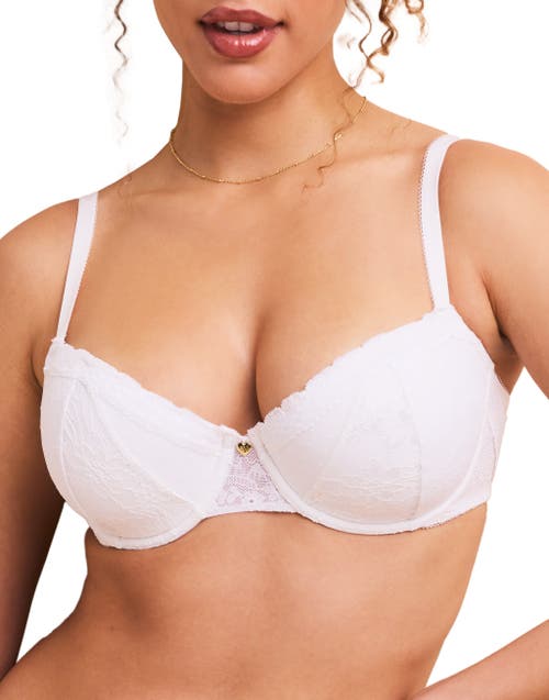 Shop Adore Me Lucie Contour Balconette Bra In White