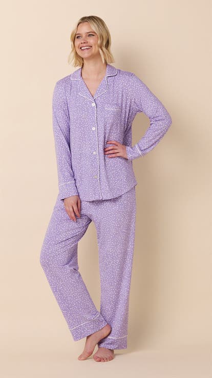 Pima Knit Long-Sleeved Pajama