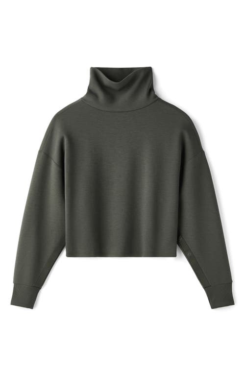 Rhone Dreamglow Mock Neck Top In Green