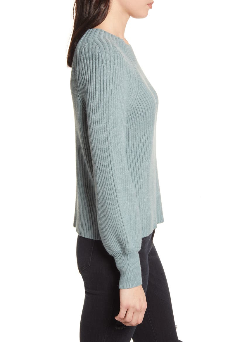 Ribbed Sweater, Alternate, color, MINT