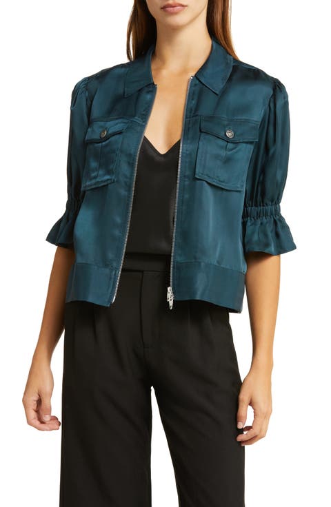 Holly Ruffle Sleeve Jacket
