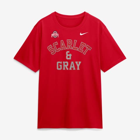 Men's Nike  Scarlet Ohio State Buckeyes Primetime Arch Mantra Legend Dri-FIT T-Shirt