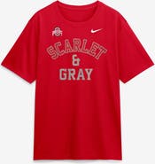 Nike Men's Nike Scarlet Ohio State Buckeyes Primetime Arch Mantra Legend Dri-FIT T-Shirt