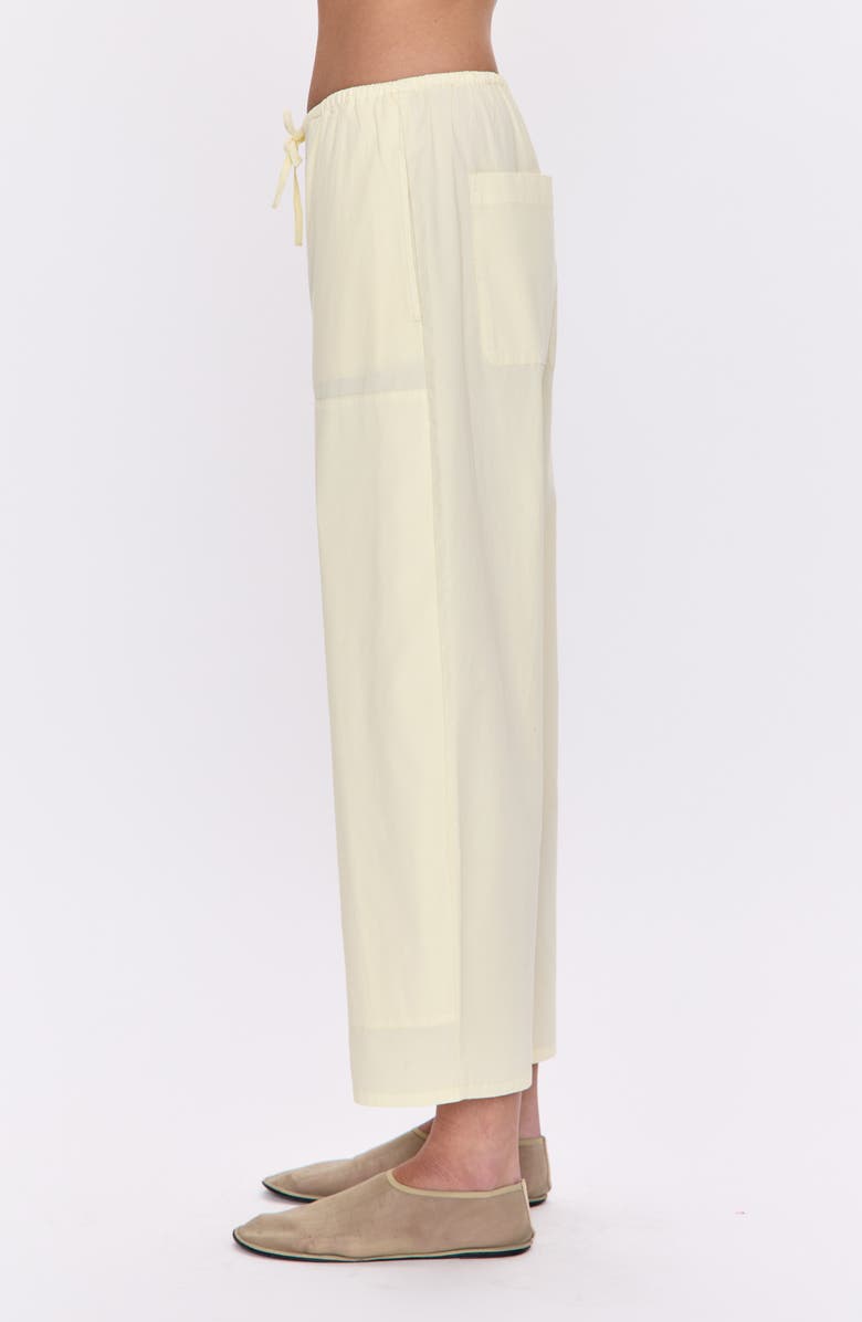 Pistola Theo Stretch Cotton Ankle Drawstring Pants, Alternate, color, Lemonade