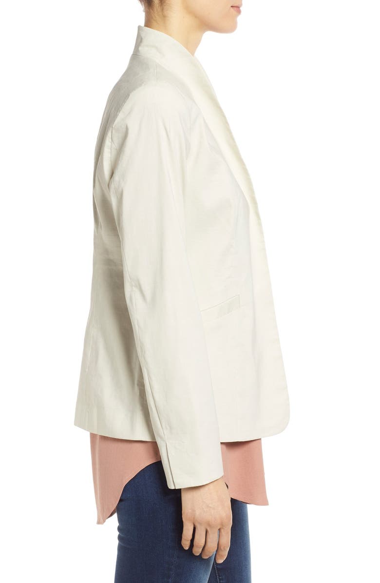 Eileen Fisher High Collar Jacket, Alternate, color,