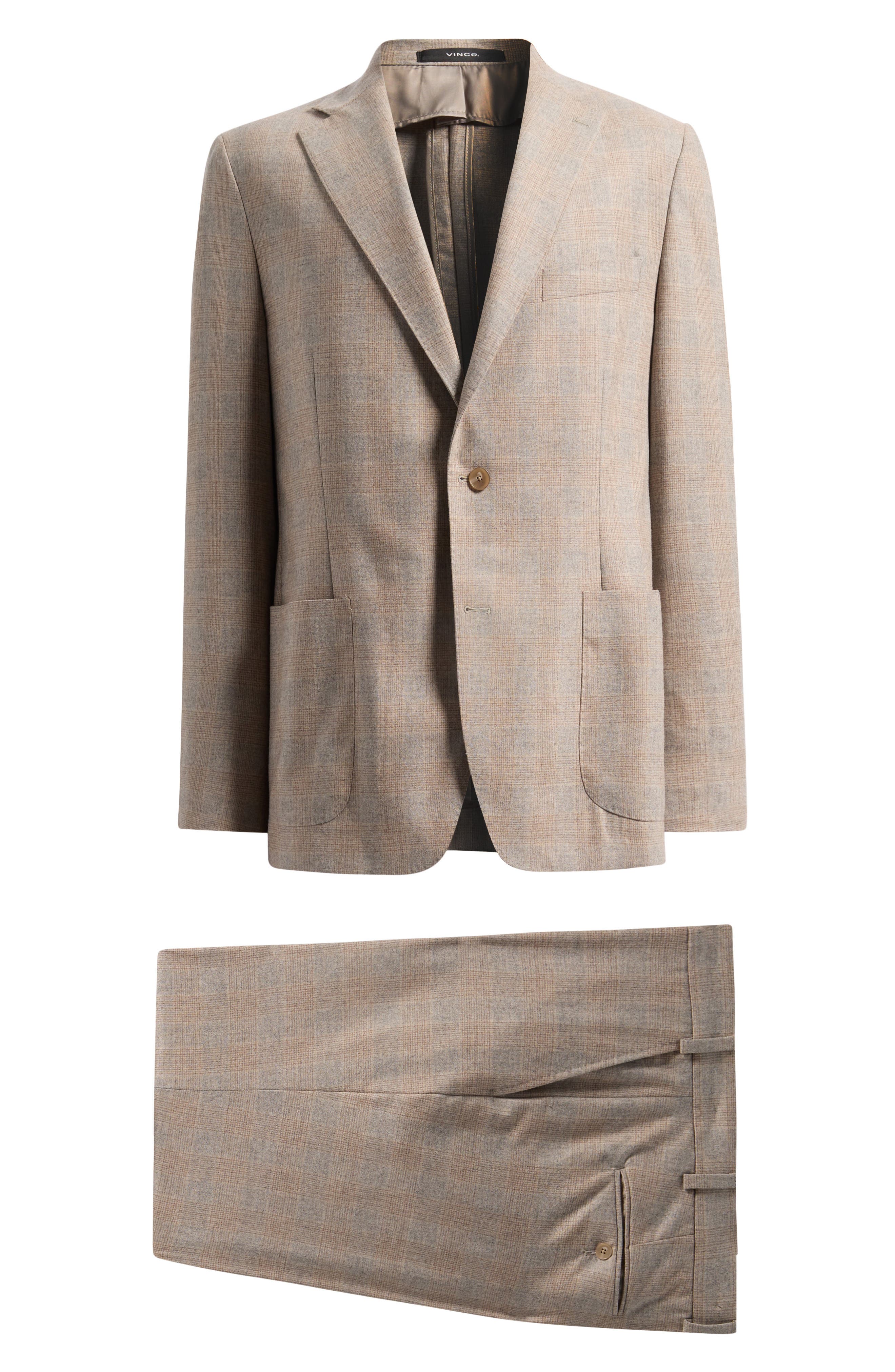 Vince Icon Relaxed Fit Stretch Wool & Cashmere Suit