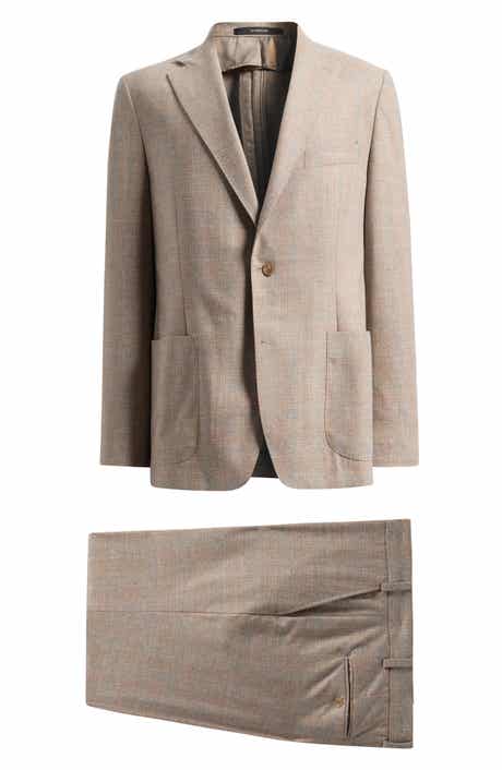 FORTINO LANDI Men's 2-Piece Velvet Suit - Shawl Collar Jacket & Flat Front Pants, Sizes 38-60