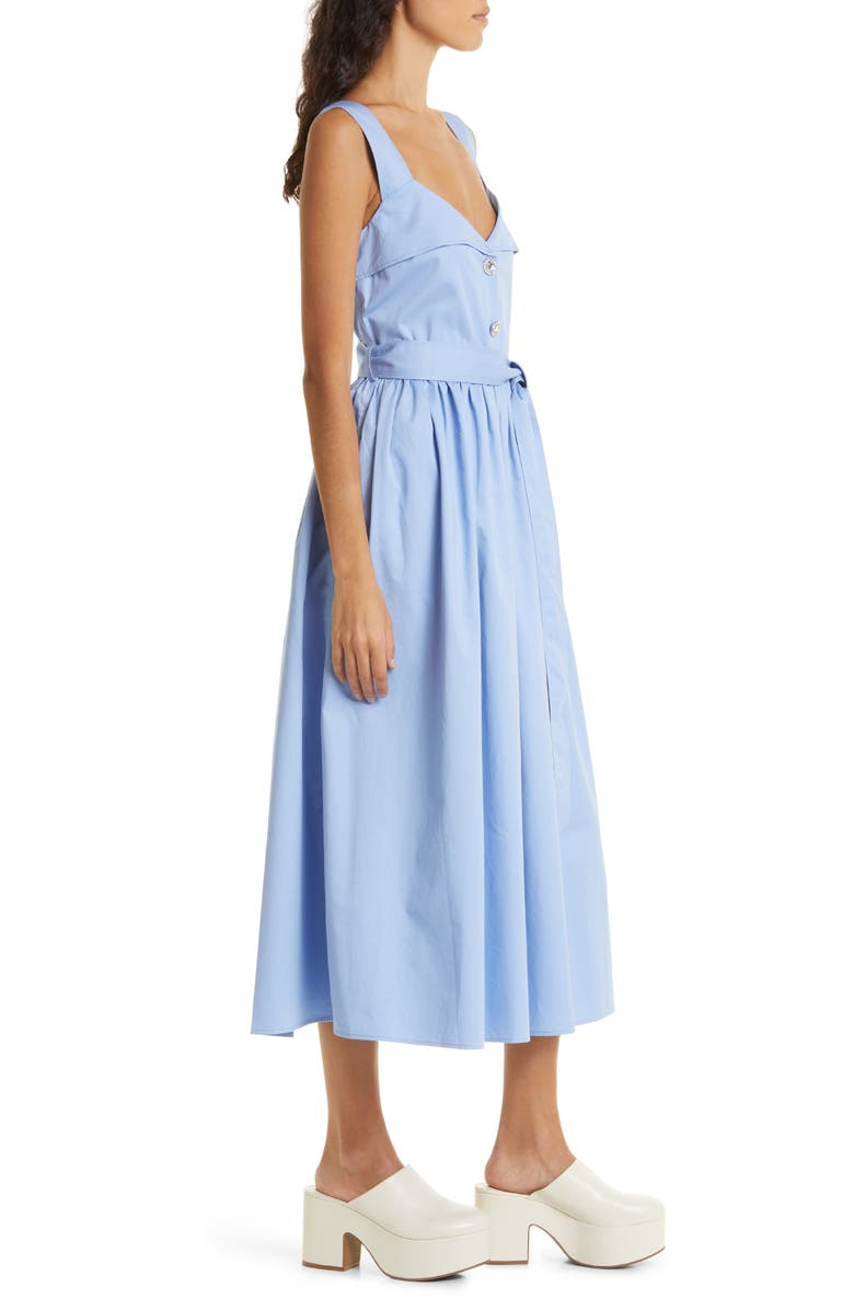 Stine Goya Stina Belted Organic Cotton Dress, Alternate, color, 
