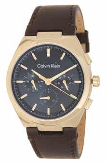 Distinguish Leather Strap Watch