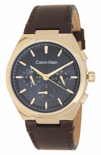 Distinguish Leather Strap Watch