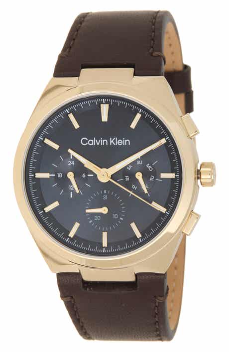 Distinguish Leather Strap Watch
