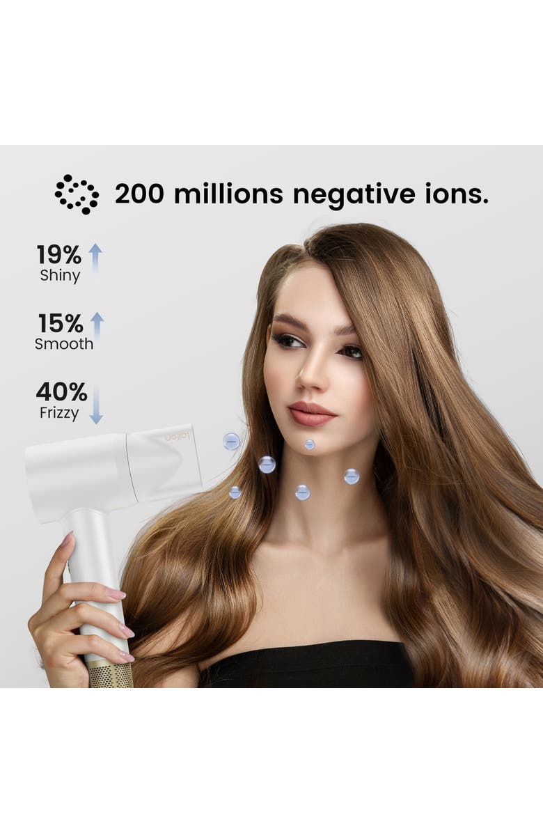 Laifen Swift Premium High-Speed Hair Dryer + Bag, Alternate, color, White