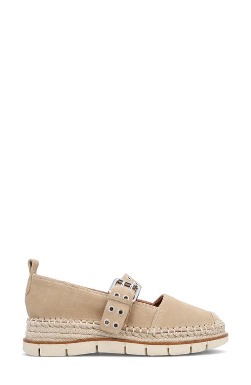 Mia Valri Espadrille Mary Jane Flat In Natural