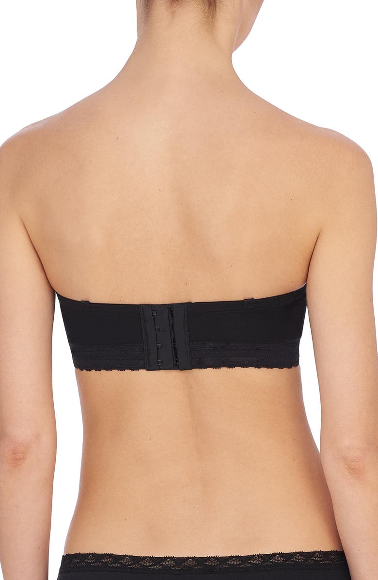 Natori Truly Smooth Longline Strapless Bra, Alternate, color, Black