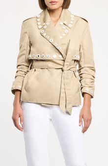 Crochet Mirrors Belted Jacket