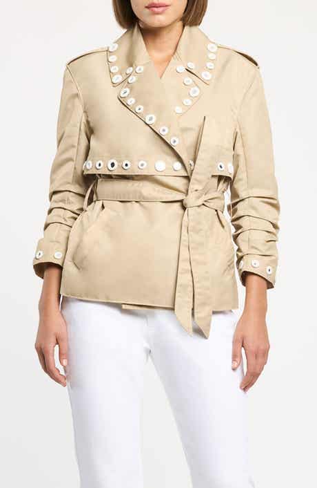 Crochet Mirrors Belted Jacket