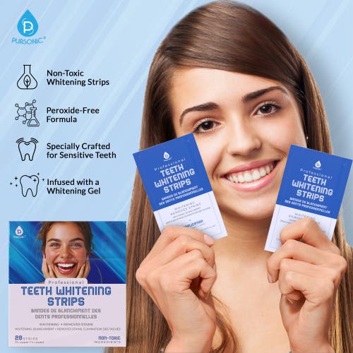 Pursonic Teeth Whitening Essentials Bundle In White