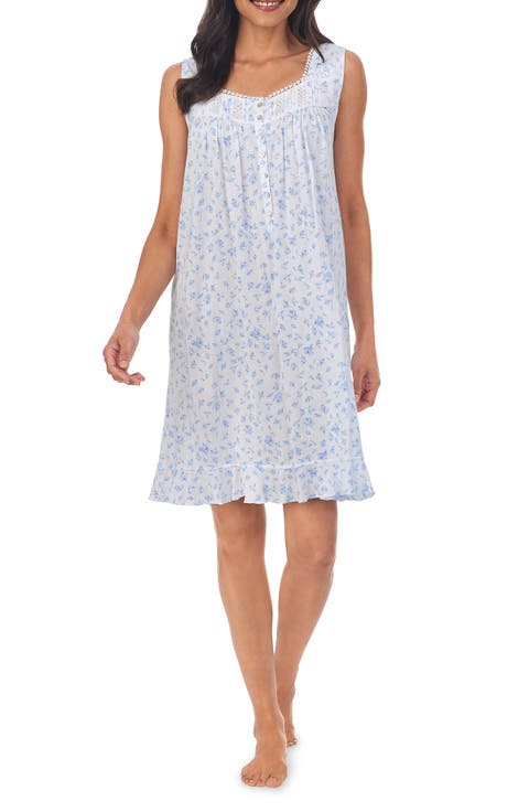Floral Short Nightgown