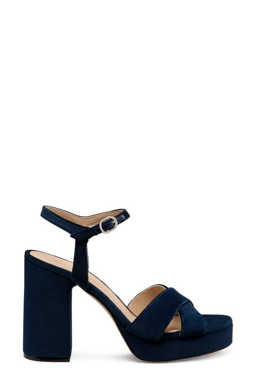 Stuart Weitzman Dayna Platform Sandal In Blue