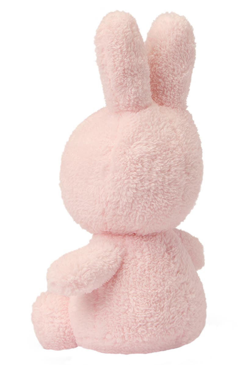 Bon Ton Toys x Miffy Sitting Terry Cloth Stuffed Animal, Alternate, color, Pink