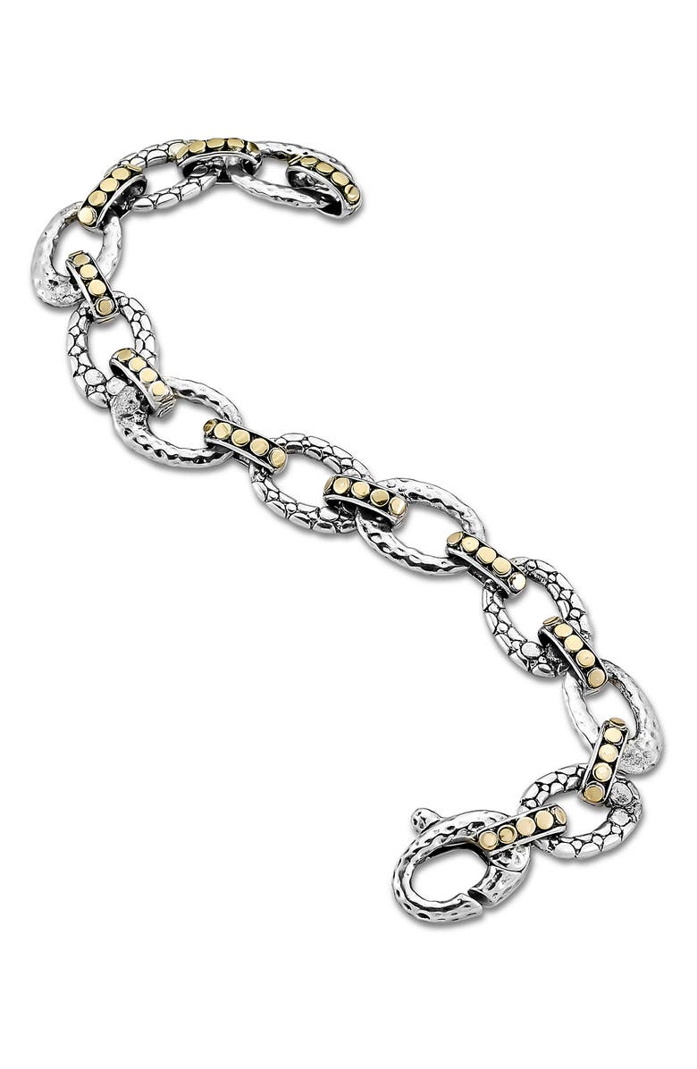 SAMUEL B. Link Bracelet, Alternate, color, Silver And Gold