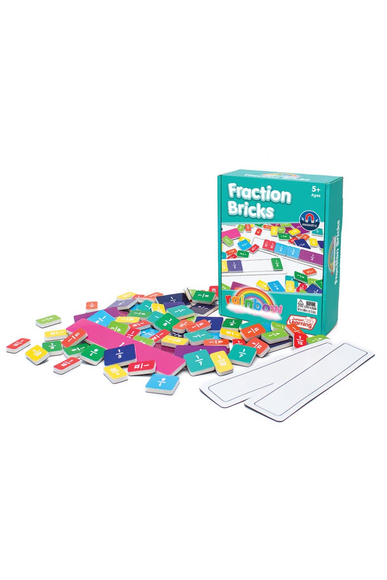 Fraction Bricks Magnetic Activity Learning Set, Main, color, Multicolored