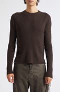 Rick Owens Ribbed Geo Wool Sweater