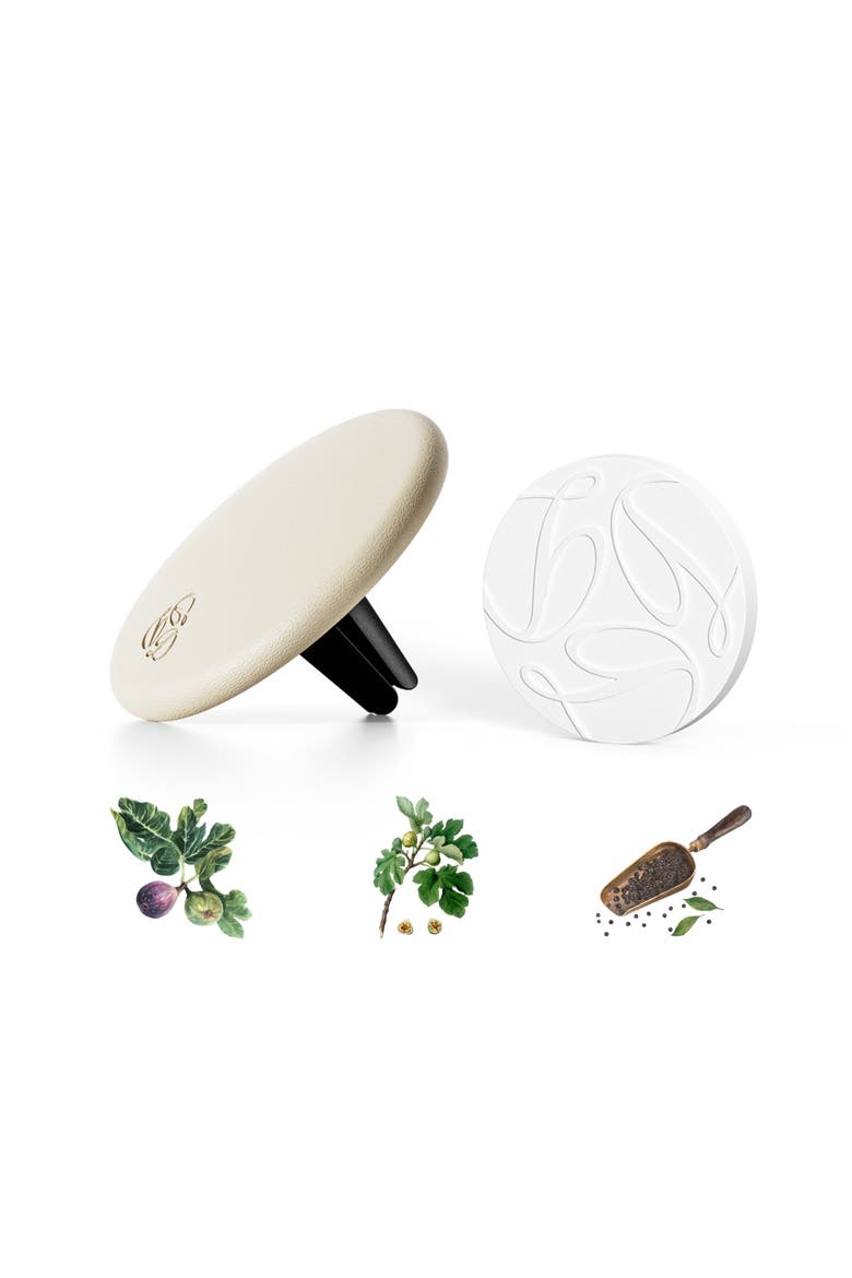 Fig Cream Lambskin Car Diffuser and Insert, Main, color, Regular