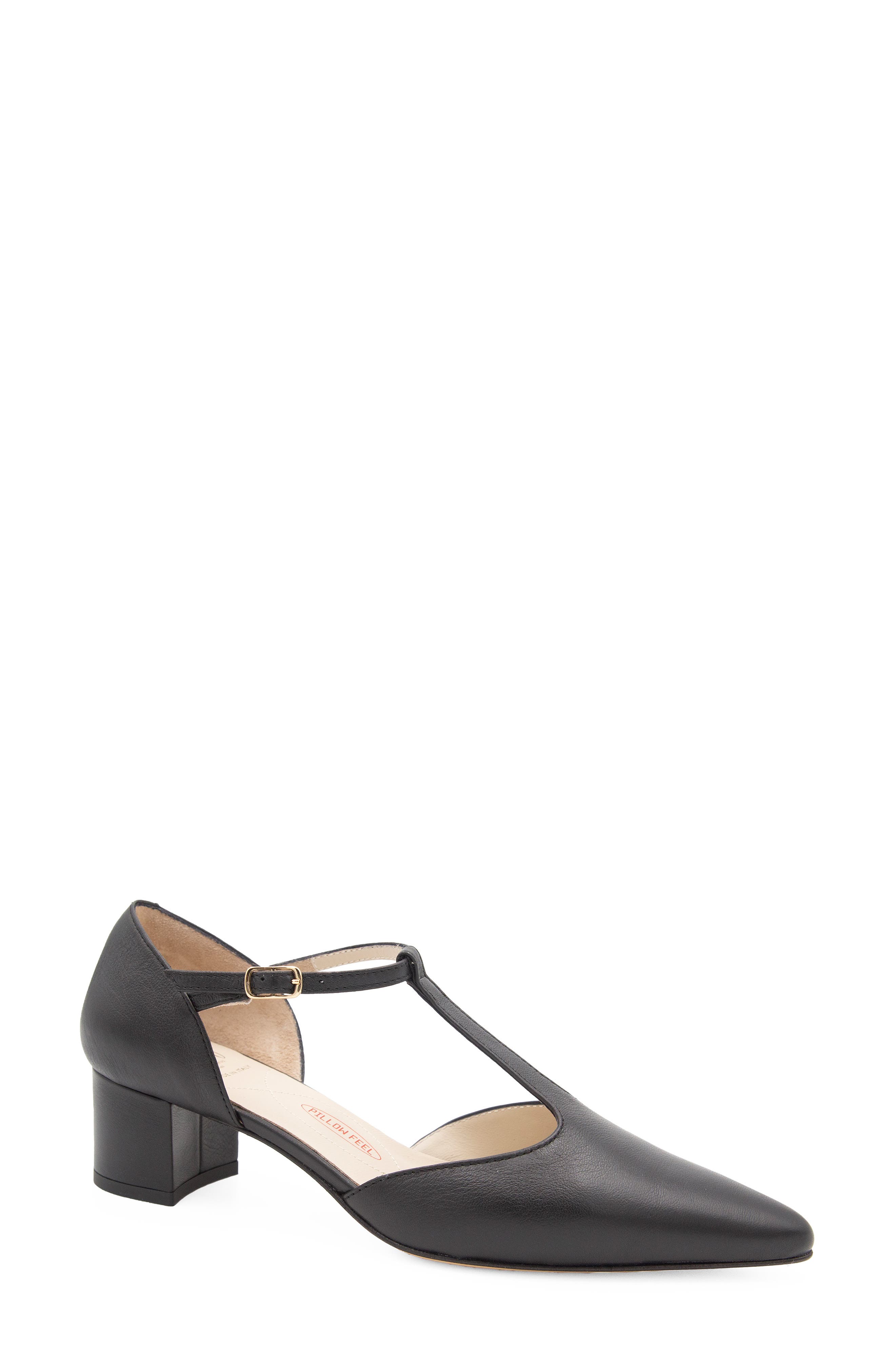 Amalfi by Rangoni Pipistrello Pointed Toe Pump, Main, color, Black Etoile
