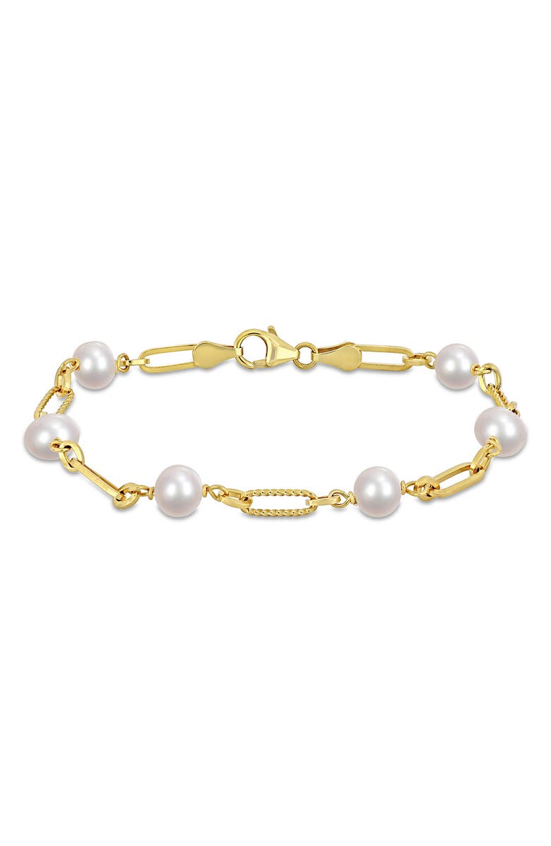 DELMAR Pearl Station Bracelet, Main, color, 
