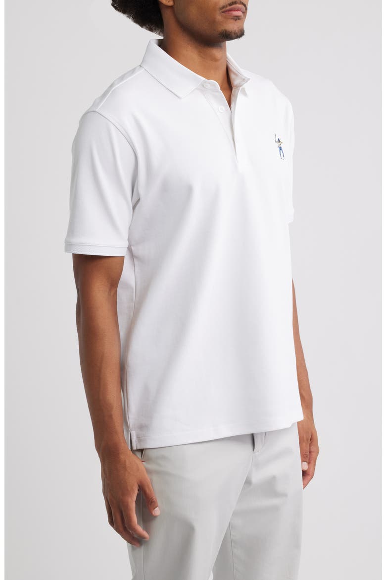 Core Cotton Blend Piqué Polo, Alternate, color, BRIGHT WHITE