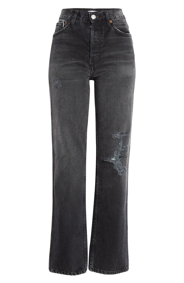 Re/Done Originals High Waist Loose Jeans, Alternate, color, 