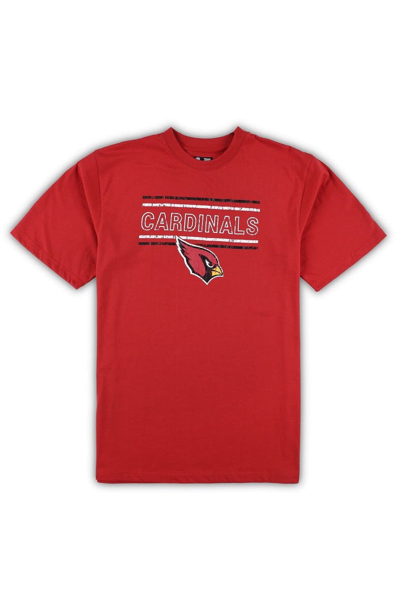 CONCEPTS SPORT Men's Concepts Sport Cardinal/Gray Arizona Cardinals Big & Tall Flannel Sleep Set, Alternate, color, 