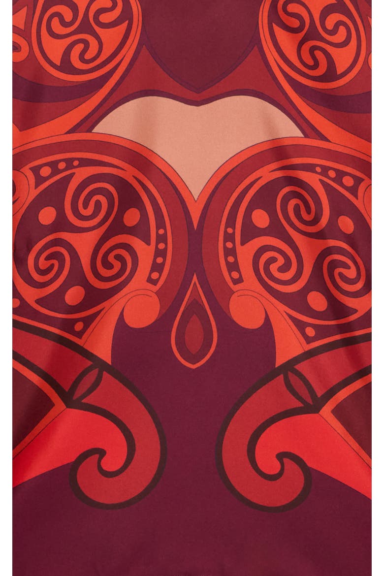 Make An Exit Top, Alternate, color, Alchemy Placée Dark Red