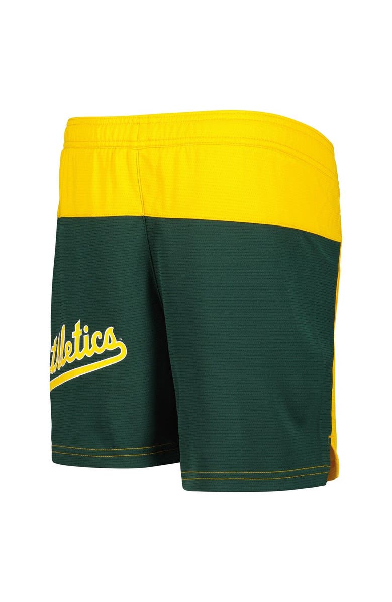 Outerstuff Youth Gold Oakland Athletics 7th Inning Stretch Shorts, Alternate, color, 