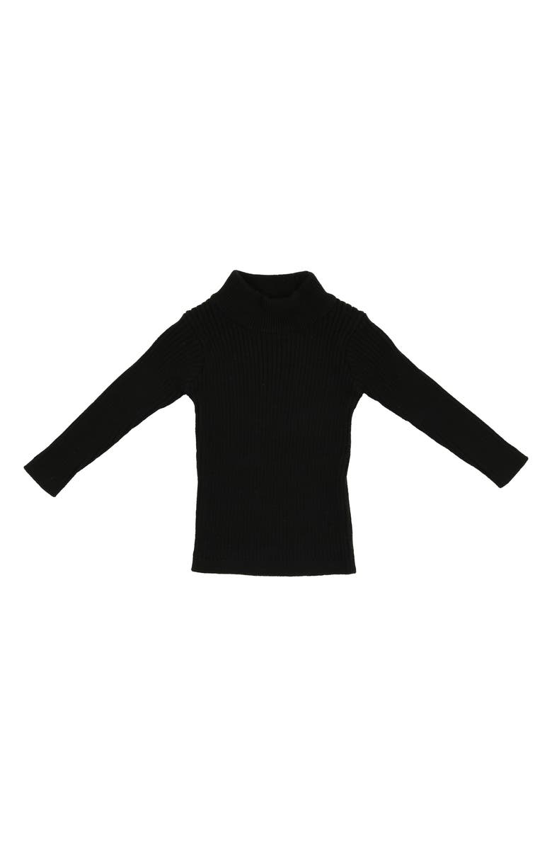 Manière Rib Long Sleeve T-Shirt, Main, color, Black