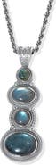 YS GEMS Labradorite Tiered Pendant Necklace