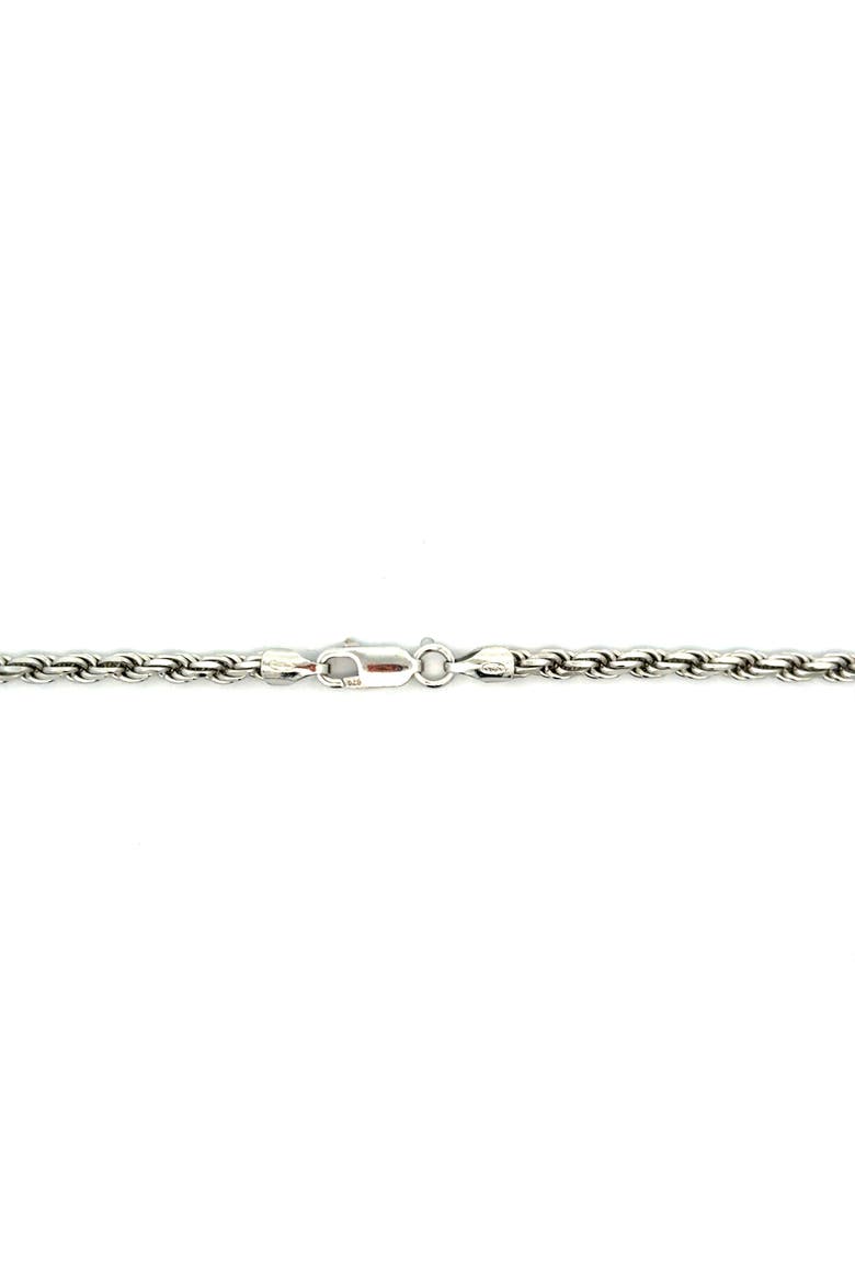 Sterling Silver Rope Chain Necklace, 16-Inch, 2.7 mm, Alternate, color, Silver