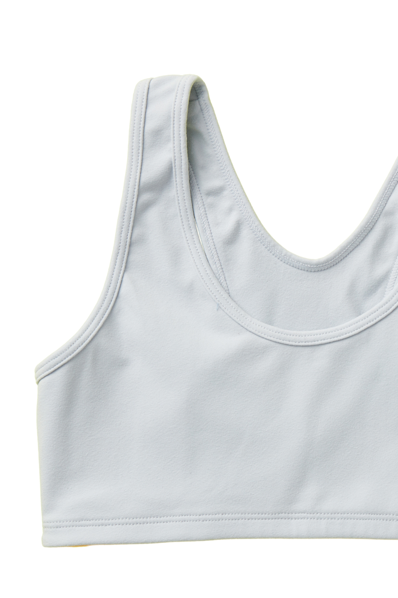 Half Moon High-Impact Sports Bra, Alternate, color, Grayscale