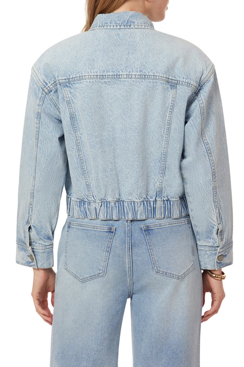 Oversized Crop Denim Jacket, Alternate, color, MARFA