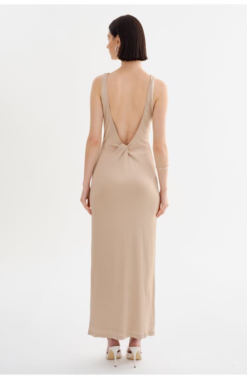Lamarque Kyryla Sleeveless Maxi Dress In Neutral