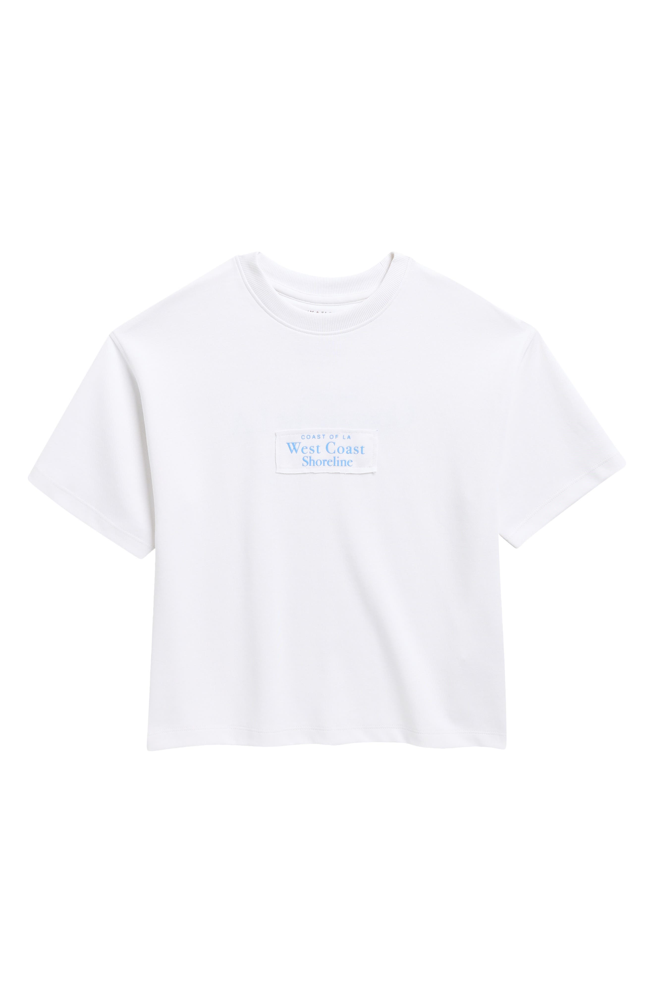 DENIM AND FLOWER Kids' Coastal LA Embroidered Graphic T-Shirt