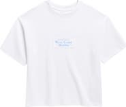 DENIM AND FLOWER Kids' Coastal LA Embroidered Graphic T-Shirt