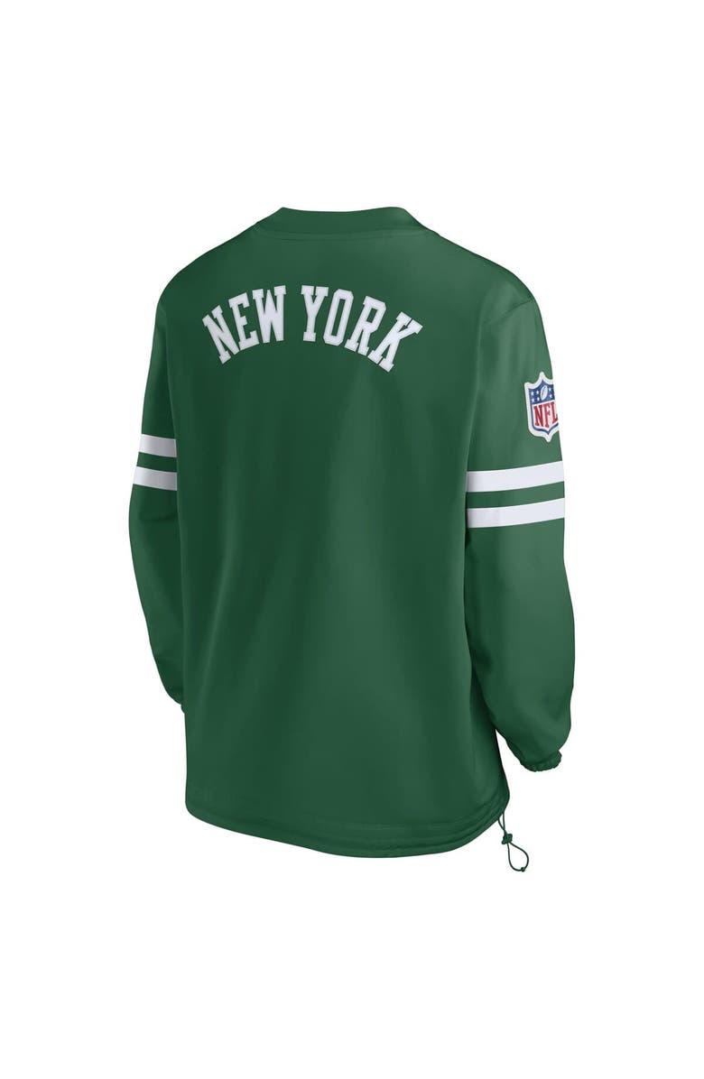 Nike Men's Nike  Green New York Jets 2023 Sideline V-Neck Pullover Windshirt, Alternate, color, Green