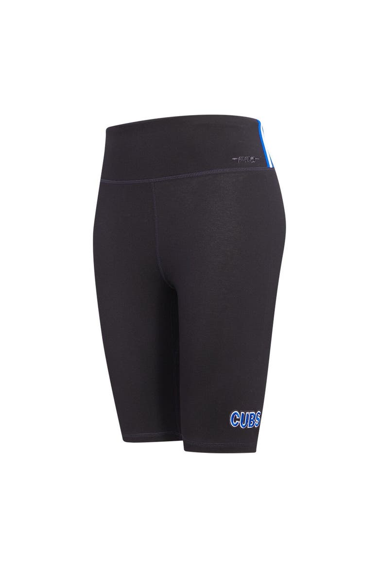 Women's Pro Standard Black Chicago Cubs City Scape Bike Shorts, Alternate, color, Black