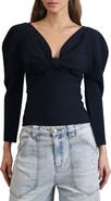 Avec Les Filles Exaggerated Dolman Sleeve Sweater