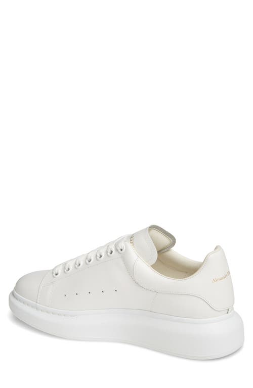 Alexander Mcqueen Oversized Sne In White/white