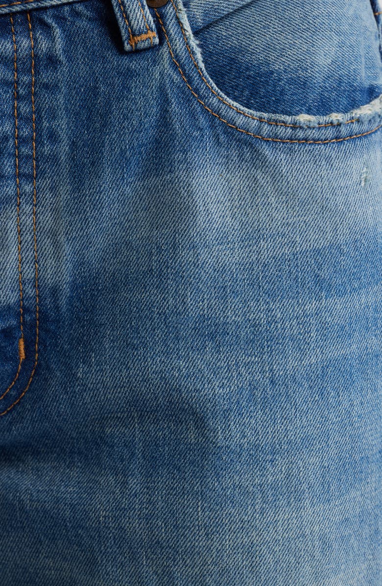 MOUSSY VINTAGE Phillipston High Waist Loose Fit Straight Leg Jeans, Alternate, color, Blue