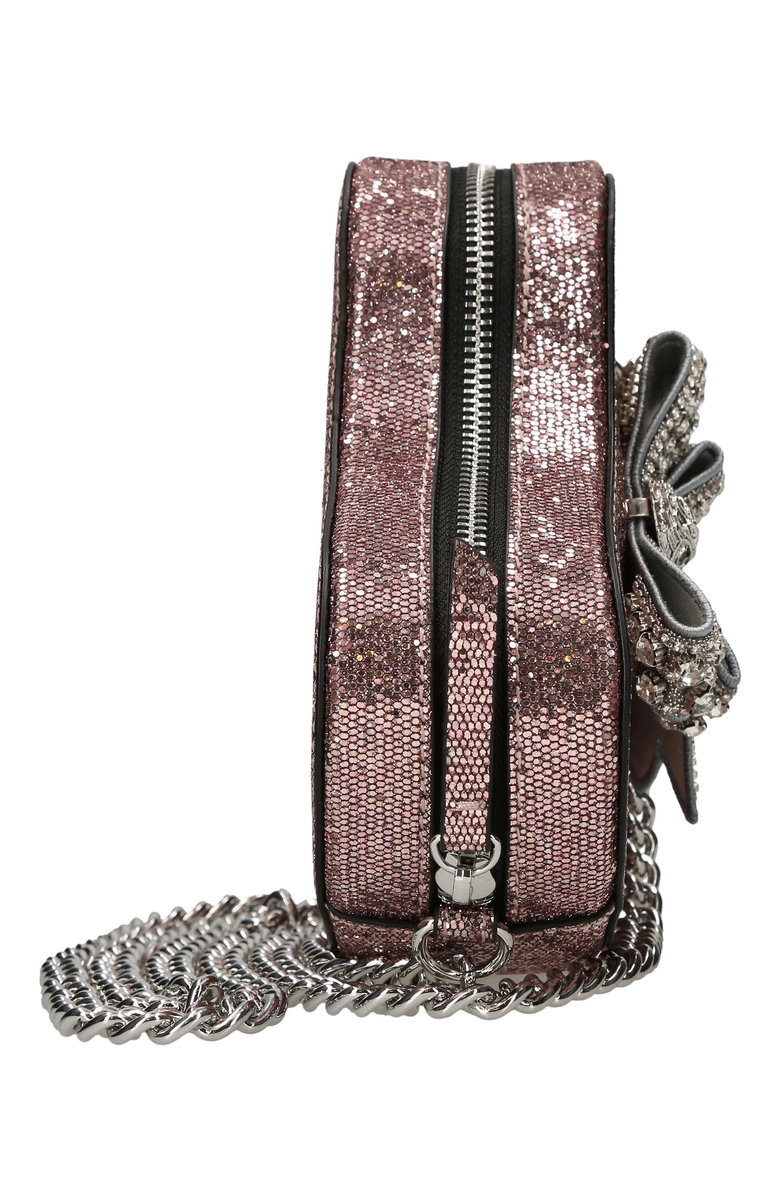 Kurt Geiger London Kensington Bow Heart Crossbody Bag, Alternate, color, 